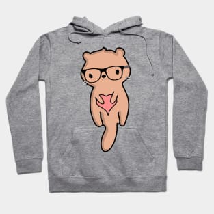 Cute Hipster Otter T-Shirt Hoodie